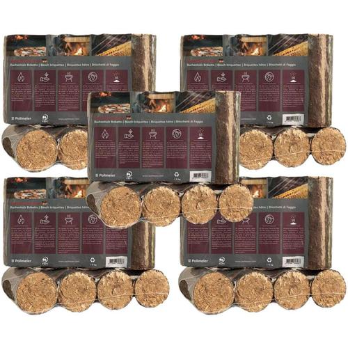 30kg Pollmeier Buchenholzbriketts Buchenbrikett Holzbriketts Brennholz Kaminholz