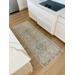 Cara 2' x 3' Tan/Light Gray/Brown/Tan/Blue/Tan/Olive/Off White/Yellow Washable Area Rug - Hauteloom