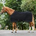 Harry Hall Masta Horse Fleece Stable Rug - Protective Super Soft Sheet for Horses - Equestrian Show Travel Blanket - Breathable Anti-Rub lining - Black, Size 7ft