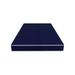 Onetan, 7-Inch Medium Tight Top Nylon Vinyl Foam Mattress, Blue.