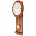 Bedford Clocks Olivia Wall Clock Glass, Wood in Brown | 5.75 H x 13.5 W x 26.25 D in | Wayfair 950117797M