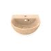 Woodio Soft40 Wall-Mounted w/ Tap Hole Bathroom Sink in Brown | 5.9055 H x 15.748 W x 15.748 D in | Wayfair 40110311