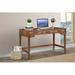 Joss & Main Wrightia Desk Wood in White/Black/Brown | 30.5 H x 52 W x 24 D in | Wayfair 4C88D5296EFD4007B99D22CFEED41181