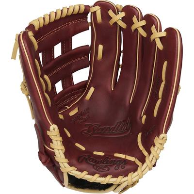 Rawlings Sandlot 12.75" Pro H Web Outfielders Baseball Glove - Right Hand Throw Brown