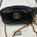 Gucci Bags | Black Gucci Mini Marmont Bag | Color: Black/Gold | Size: Os