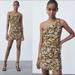 Zara Dresses | New Zara One Shoulder Dress | Color: Black/Gold | Size: Various