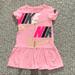 Nike Dresses | Girls Nike Casual Tee Dress | Color: Gold/Pink | Size: 4g