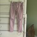 American Eagle Outfitters Jeans | American Eagle Super Stretch Jegging 4 | Color: Pink | Size: 4