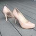 Jessica Simpson Shoes | Jessica Simpson Size 8.5 Cream Patent Leather High Heels. | Color: Cream | Size: 8.5