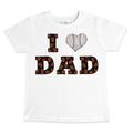 Infant Tiny Turnip White San Francisco Giants I Love Dad T-Shirt