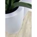 New Bullet Planter in White Matte Finish 36" Height - 36 Inch
