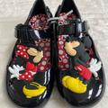 Disney Shoes | Disney Minnie Mouse Size 11 Shoes Minnie And Mickey Brand New | Color: Black | Size: 11g