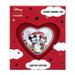 Disney Accessories | Loungefly Disney Mickey & Minnie Love Confetti Pin Heart Globe Le 1000 | Color: Red/White | Size: Os