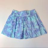 Lilly Pulitzer Bottoms | Lilly Pulitzer White Label Chow Wagon Blue Skirt Size 10 | Color: Blue | Size: 10g