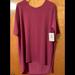 Lularoe Tops | Lularoe Irma Top. Size Small. Nwt. | Color: Pink/Purple | Size: S