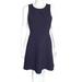 Madewell Dresses | Madewell So Chic! Navy Blue Fit Flare Sleeveless Work Everywhere Dress Sz 8 2006 | Color: Blue | Size: 8