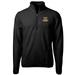 Men's Cutter & Buck Black North Carolina A&T Aggies Team Logo Cascade Eco Sherpa Fleece Quarter-Zip Pullover Jacket