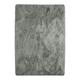 Tapis lavable à base fine et souple extra doux gris clair 160x230