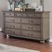 Vame Traditional 56-inch Wide 9-Drawer Wood Dresser by Furniture of America