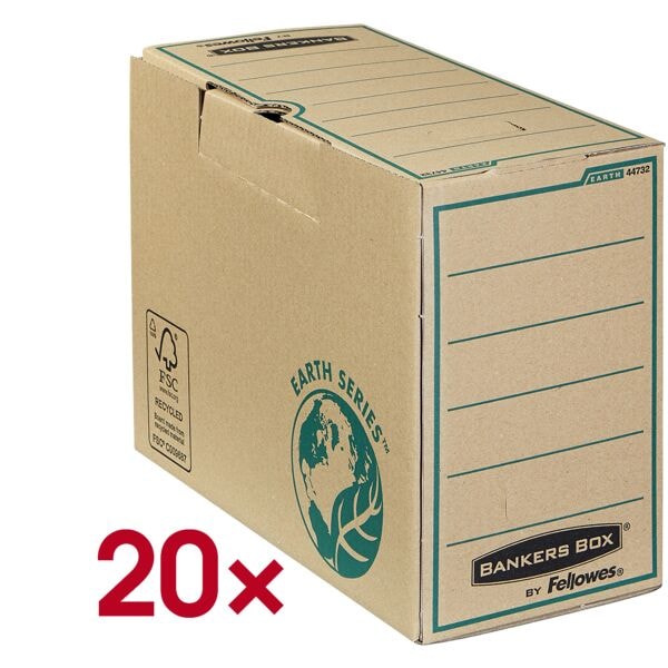 Bankers Box Earth Series 20er-Pack Archivboxen »Earth Series« 15,0 x 35,0 x 26,0 cm, 15x35x26 cm Image