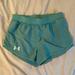 Under Armour Bottoms | Blue Athletic Under Armor Shorts Juniors Size Medium | Color: Blue/Green | Size: Mg