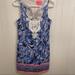 Lilly Pulitzer Dresses | Lilly Pulitzer Gabby Stretch Shift Dress Size 0 | Color: Blue/Pink | Size: 0