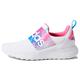 adidas Lite Racer Adapt 4.0 Running Shoe, White/Sky Rush/Solar Pink (Slip-On), 3 US Unisex Little Kid