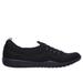 Skechers Women's Newbury St - Every Angle Sneaker | Size 7.0 Wide | Black | Textile/Synthetic | Vegan | Machine Washable