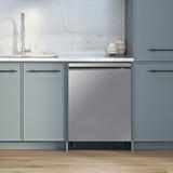 Samsung Smart 42dBA Dishwasher w/ StormWash+™ & Smart Dry, Stainless Steel in Gray | 23.875 W x 25 D in | Wayfair DW80B7070US