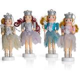 The Holiday Aisle® Nutcracker Hanging Ornament Figures Wood in Brown/Pink | 5.7 H x 9.4 W x 1.7 D in | Wayfair 3E058B34F66F461FB5E44170FC30ABFD