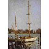 Longshore Tides Ivory Falcon At Rest Canvas in White | 36 H x 24 W x 1.25 D in | Wayfair DDB37035C30243FFBFAC63A96BAD8D4B