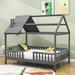 Harper Orchard Celentano Full Size Wooden Daybed w/ Slats Support Wood in Gray | 71 H x 56 W x 78 D in | Wayfair 9011CAAF5DF84BF38CD58F4EED008C64