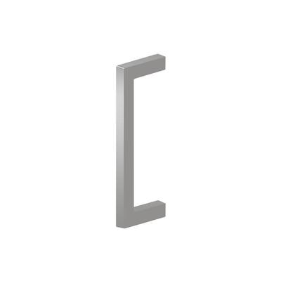 Slid'up By Mantion - Griff eckig, selbstklebend, Metall, 2 Stk., 41x113,5 mm, silber Image