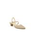 Women's Minimalist Slingback Pump by LifeStride in Light Gold (Size 7 1/2 M)