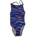Adidas Swim | Adidas Vortex Back One Piece Swimsuit | Color: Blue/Red | Size: 36
