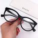 Gucci Accessories | Gucci Gg1074o 004 Eyeglasses Shiny Black Cat Eye Women | Color: Black/Gold | Size: Os