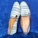 J. Crew Shoes | J.Crew Addie Navy Striped Loafers | Color: Blue/White | Size: 9