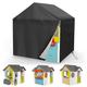MRWiZMS Play Houses for Outdoors Cover, Cover for Playhouse, 420D Oxford Cloth Waterproof, UV-Proof and Dust-Proof, Kids Playhouses for Garden Cover