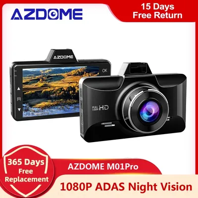 AZDOME – caméra de tableau de bord DVR FHD 1080P avec Vision nocturne écran IPS 3 pouces moniteur
