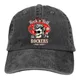 Casquette de baseball délavée pour hommes Skull Dice Rockers Trucker Snapback Caps Dad Hat