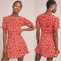 Anthropologie Dresses | Anthropologie Faithfull The Brand Daphne Dress Nwt | Color: Red | Size: L