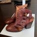 Free People Shoes | Free People Hayes Heel Boot Strappy Sandal Size 37 | Color: Brown/Tan | Size: 6