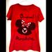 Disney Tops | Disney Store Vintage Original Mouseketeer Woman's Tshirt - Size M | Color: Red | Size: M