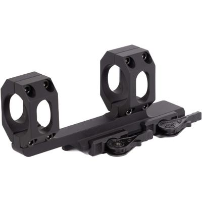 American Defense Manufacturing Dual Ring Scope Mount w/ 2in Offset 30mm Rings Standard Lever Black AD-RECON 30 STD-TL