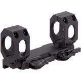 American Defense Manufacturing Dual Ring Scope Mount Straight Up Low Version for Bolt Guns and the need to bring Close to the Barrel 34mm Rings Black