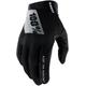 100% Ridefit Bicycle Gloves, black, Size M