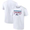 Men's Fanatics Branded White Colorado Avalanche 2022 Western Conference Champions Locker Room T-Shirt