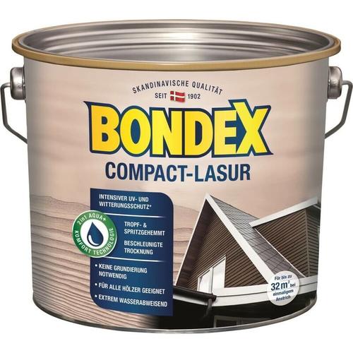 Bondex – Compact Lasur 2,5 l, farblos Holzlasur Schutzlasur Holzschutz Aussen