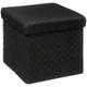 Pouf pliable 31x31cm mix n modul noir - Noir - 5five