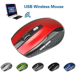 Souris optique de jeu sans fil DPI ajustable sans fil 2 4 GHz 6 boutons avec récepteur USB pour